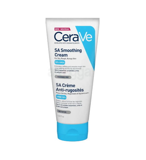 Cerave SA Smoothing Cream for Dry, Rough, Bumpy Skin 177ml